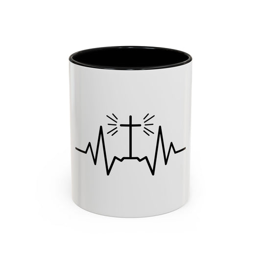 Heartbeat of the Cross Coffee Mug