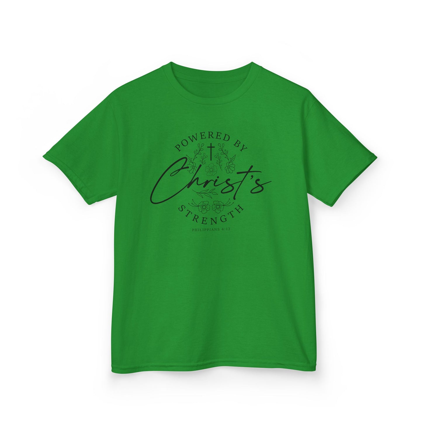 Powered by Christ’s Strength Kids Tee