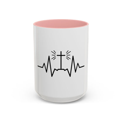 Heartbeat of the Cross Coffee Mug