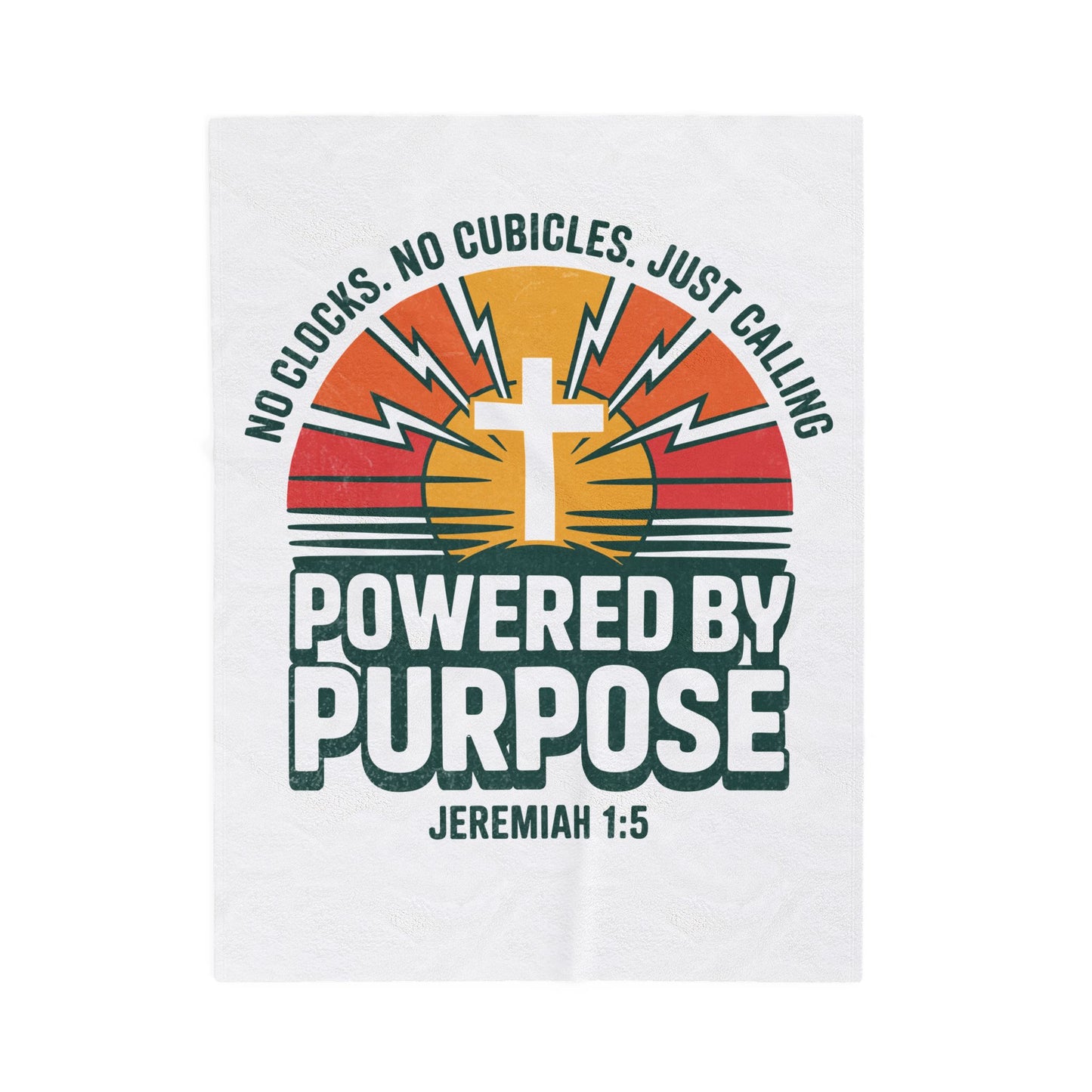 Powered by Purpose Velveteen Plush Blanket