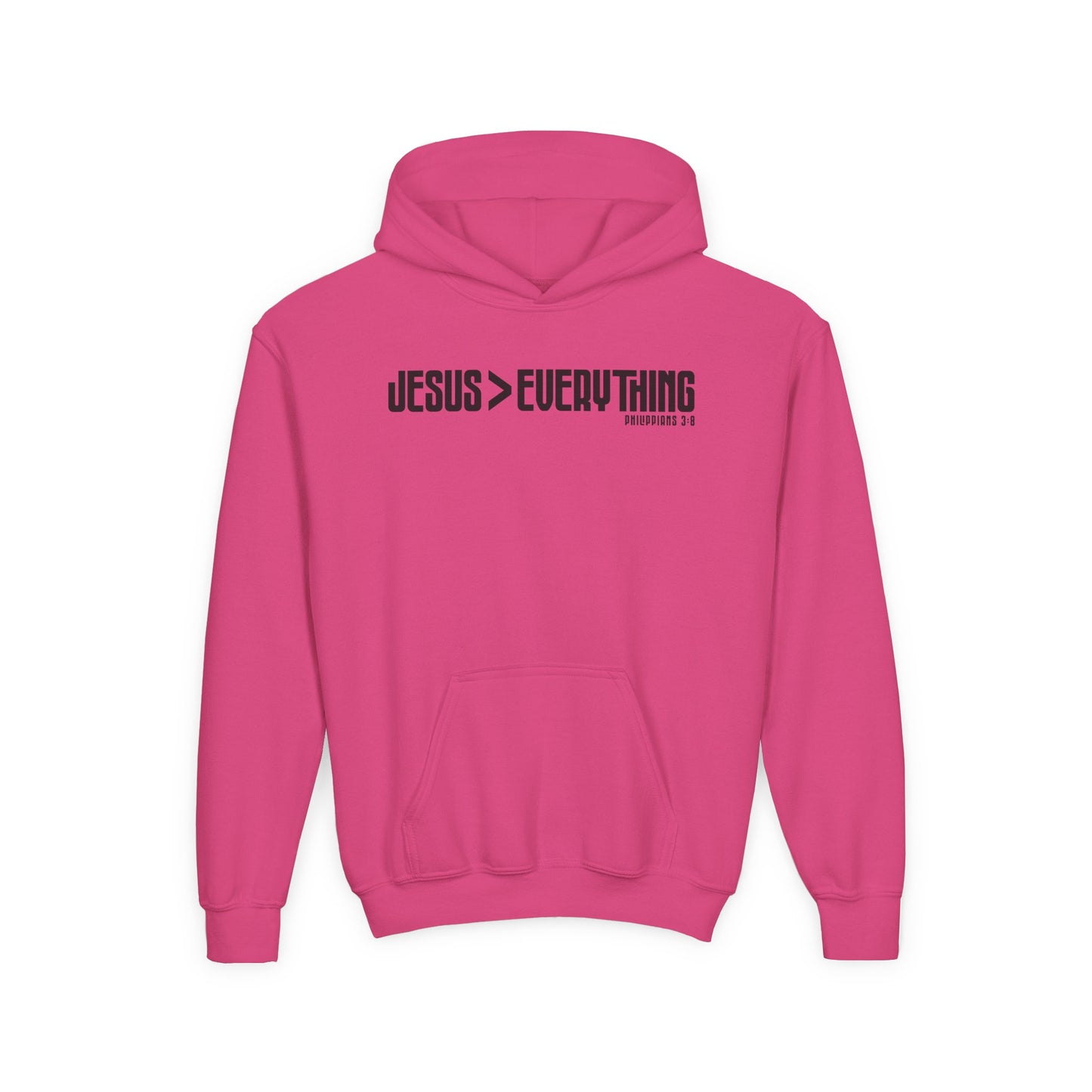 Jesus > Everything Youth Hoodie