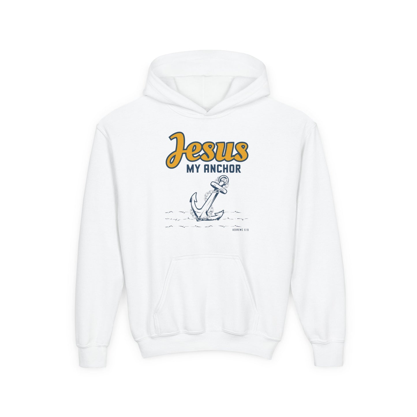 Jesus My Anchor Youth Hoodie