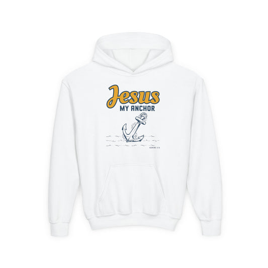 Jesus My Anchor Youth Hoodie