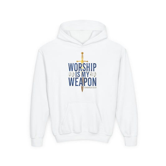 Worship is My Weapon Youth Hoodie