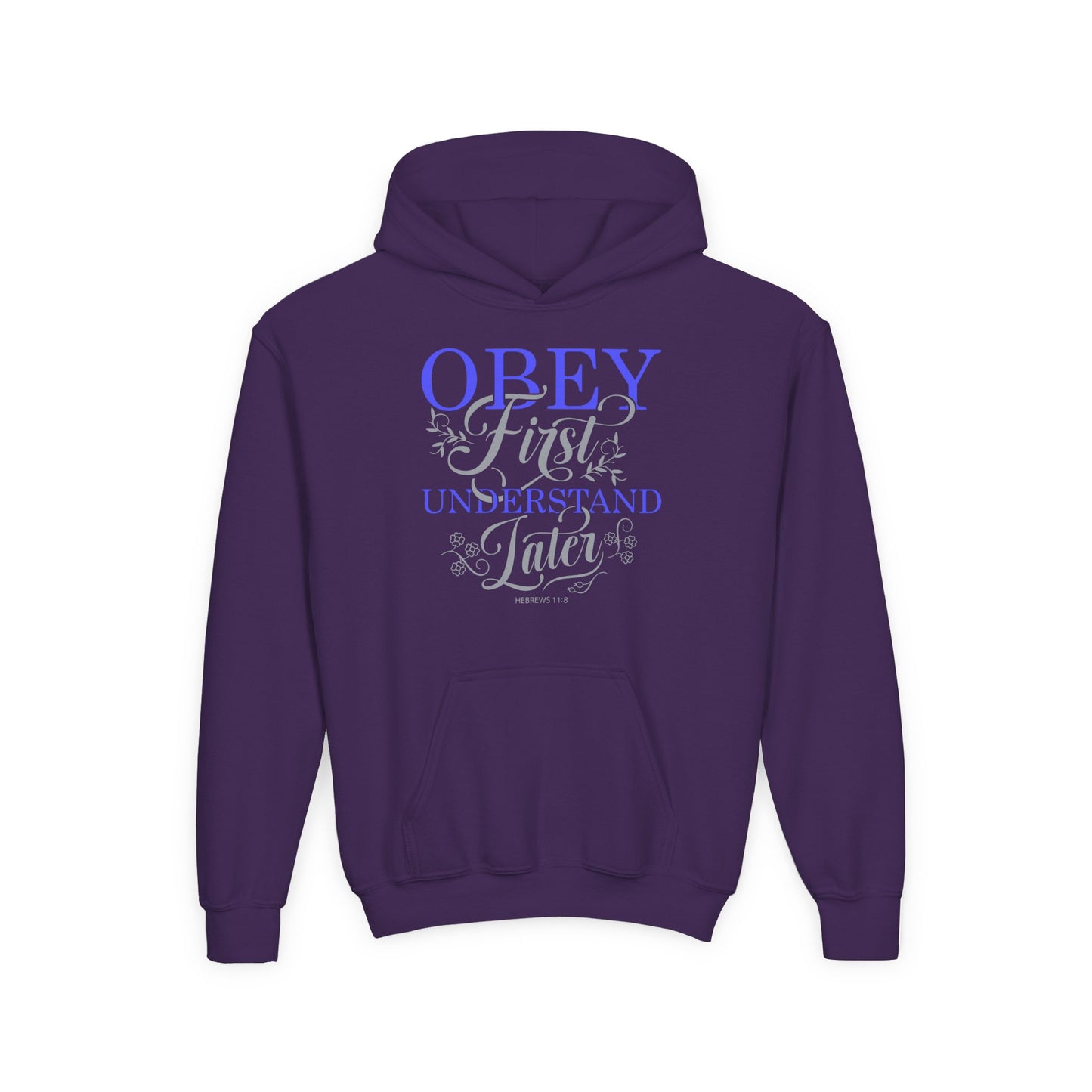 Obey First. Understand Later Youth Hoodie
