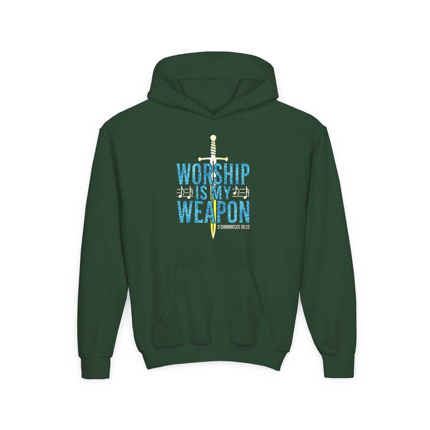 Worship is My Weapon Youth Hoodie