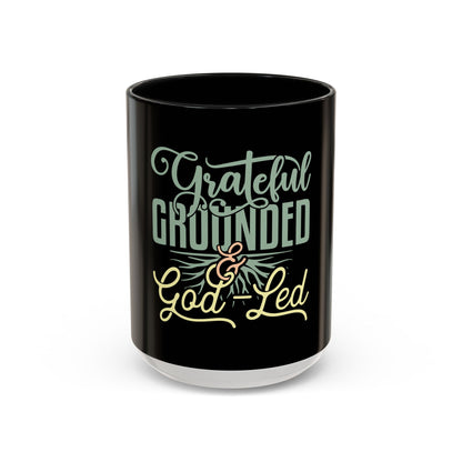 Grateful, Grounded, & God-Led Coffee Mug