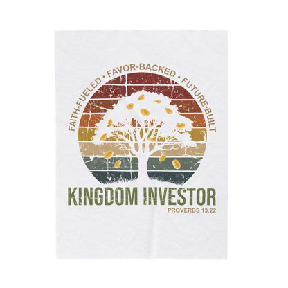 Kingdom Investor Velveteen Plush Blanket
