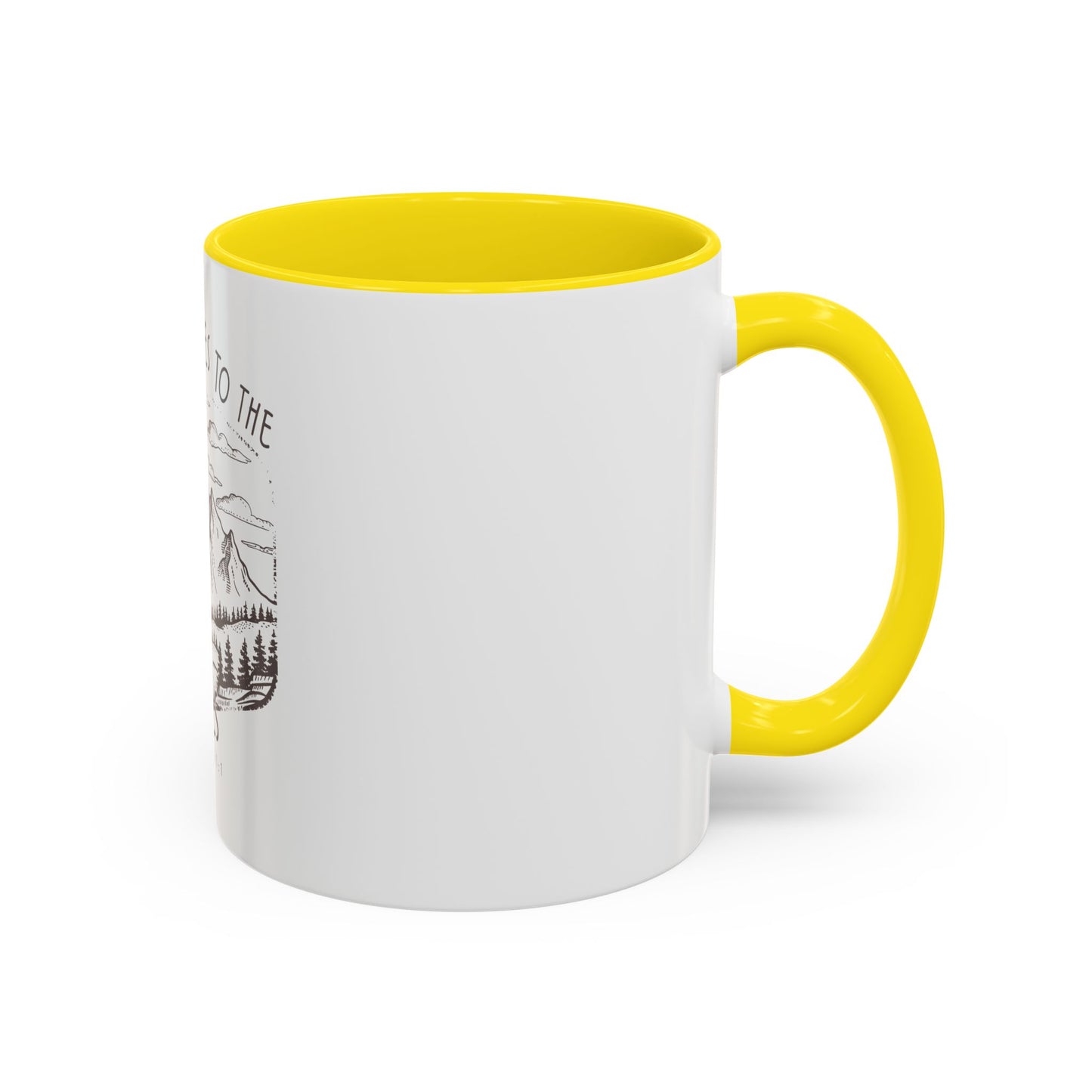 I lift my eyes to the hills Coffee Mug