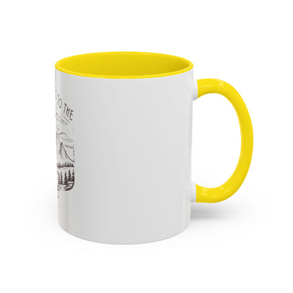 I lift my eyes to the hills Coffee Mug