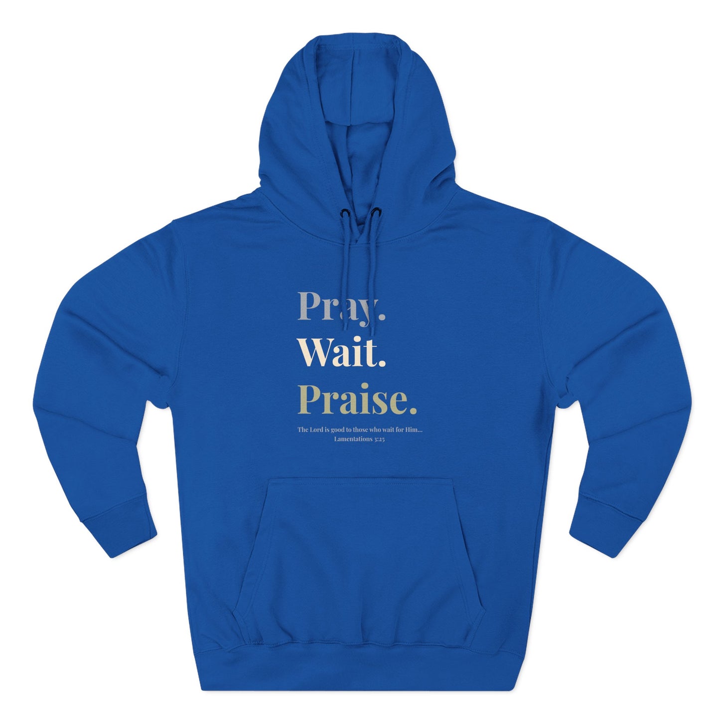 Pray. Wait. Praise Hoodie