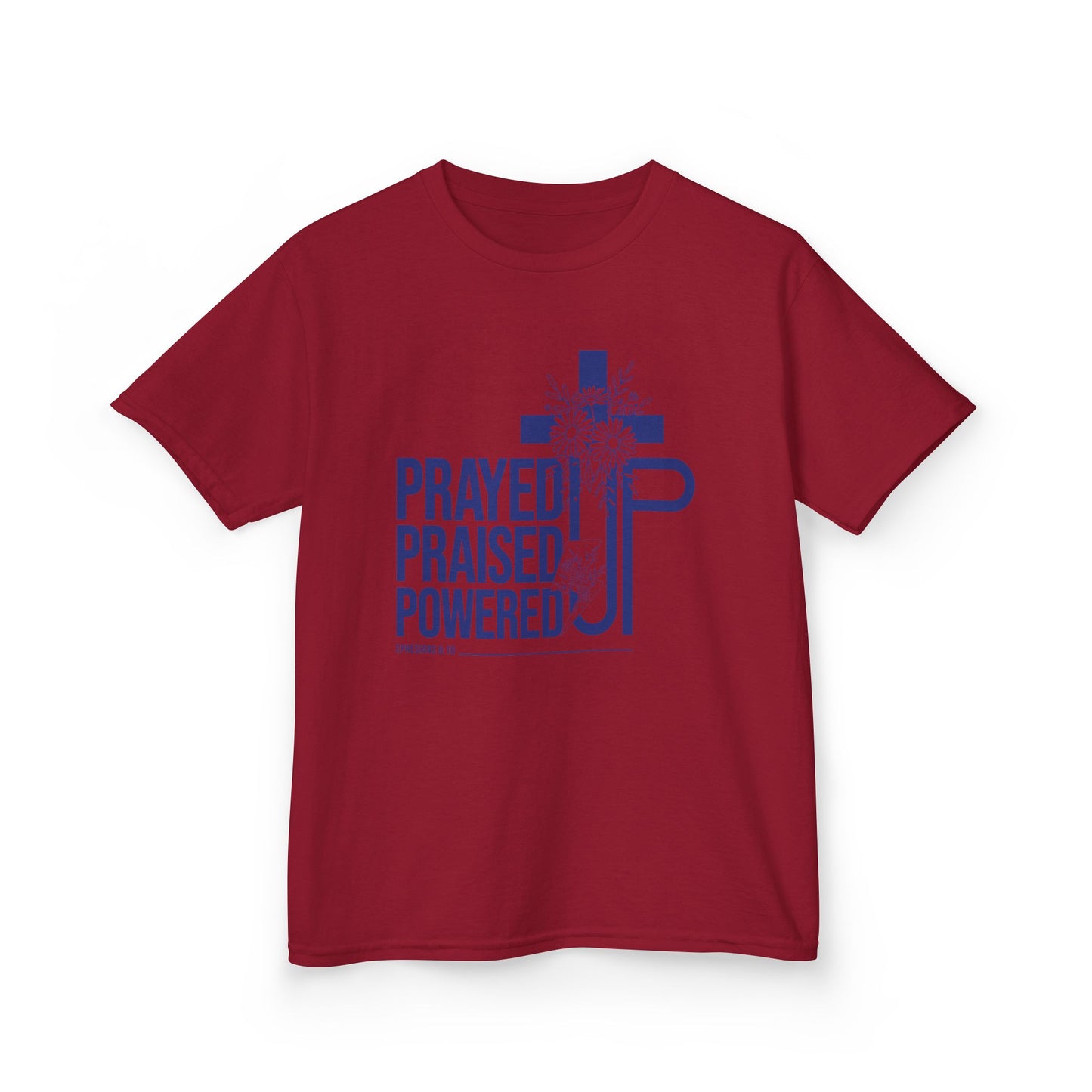 Prayed Up. Praised Up. Powered Up Kids Tee