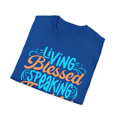 Living Blessed, Speaking Thankful Tee