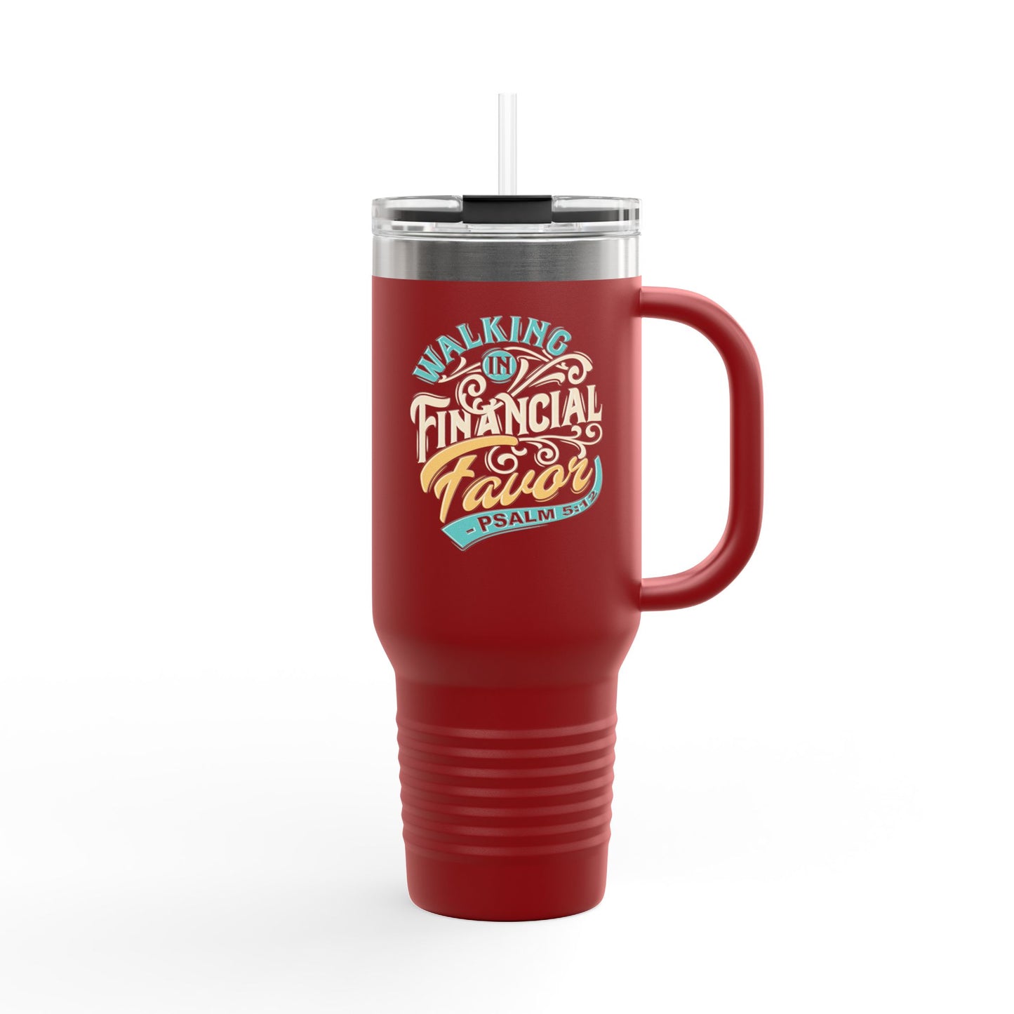 Walking in Financial Favor Travel Mug