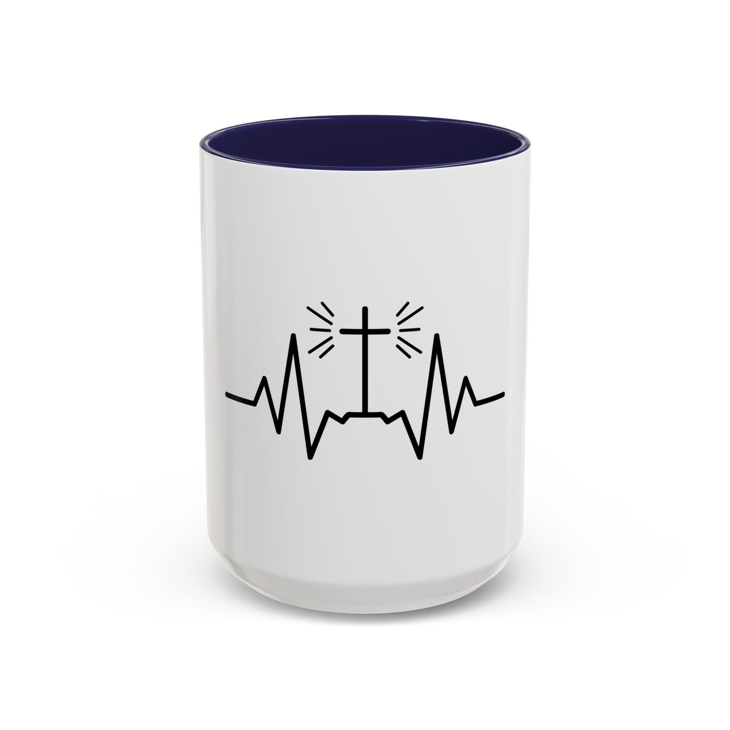 Heartbeat of the Cross Coffee Mug