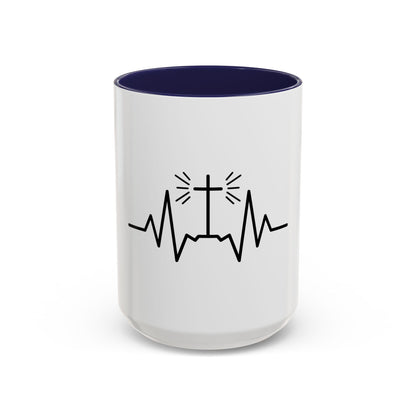 Heartbeat of the Cross Coffee Mug
