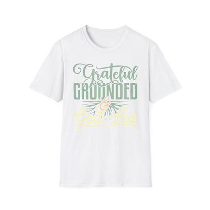 Grateful, Grounded, & God-Led Tee