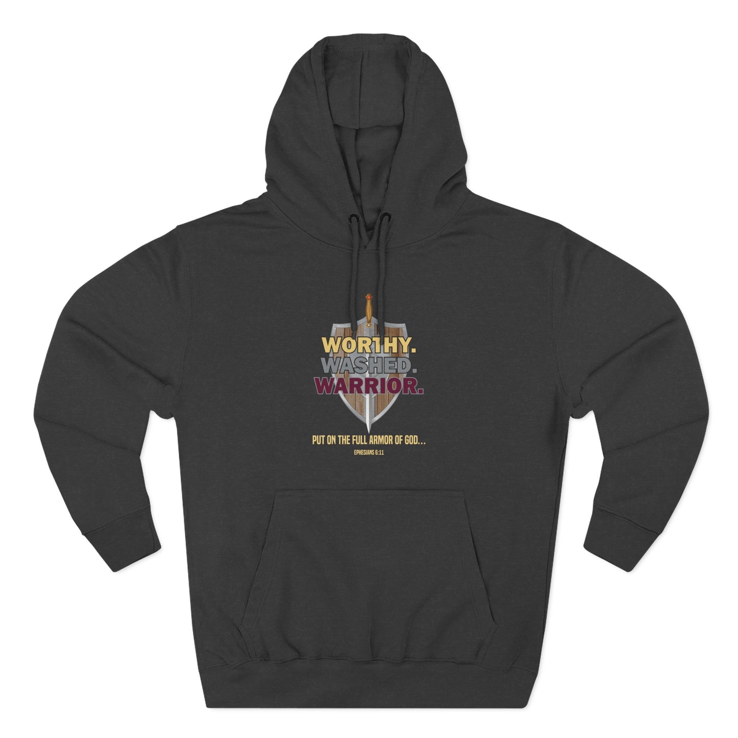 Worthy. Washed. Warrior Hoodie