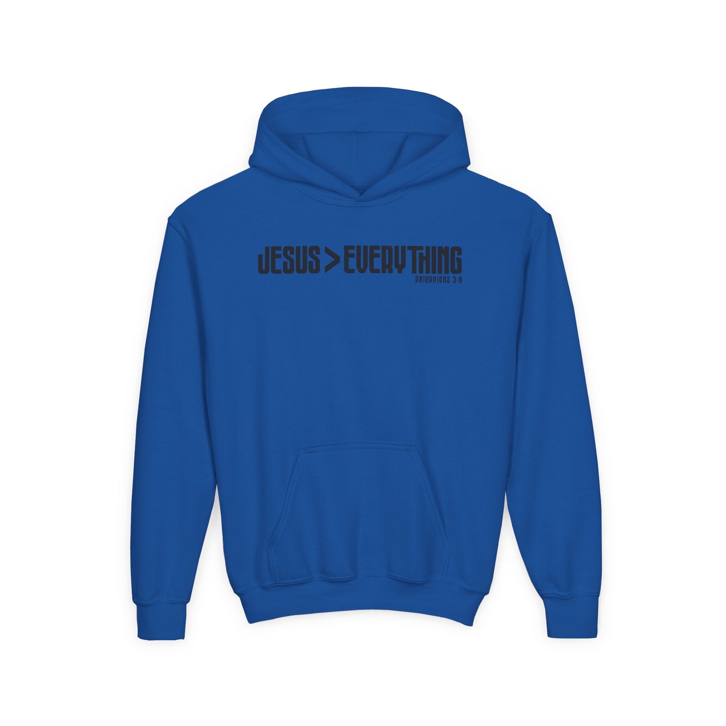 Jesus > Everything Youth Hoodie