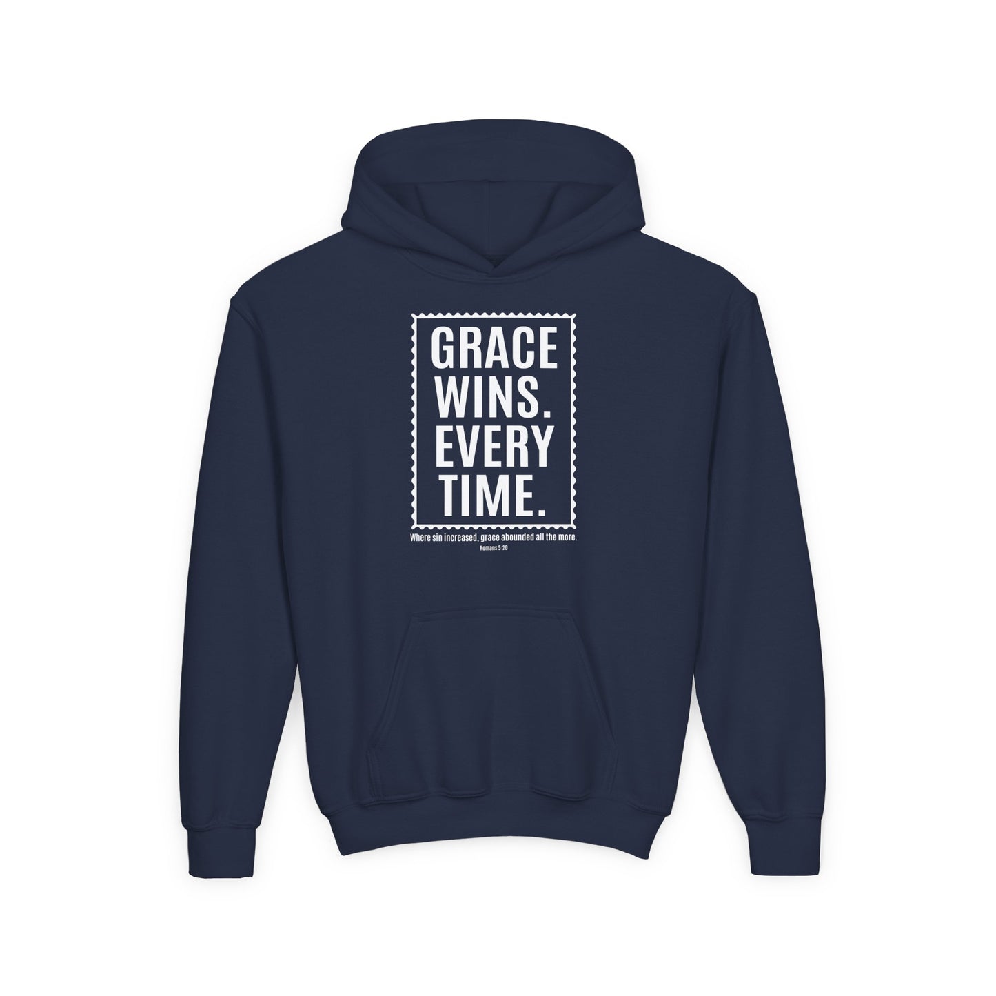 Grace Wins. Every Time Youth Hoodie