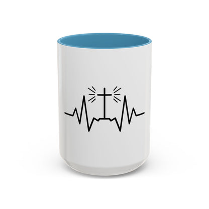 Heartbeat of the Cross Coffee Mug