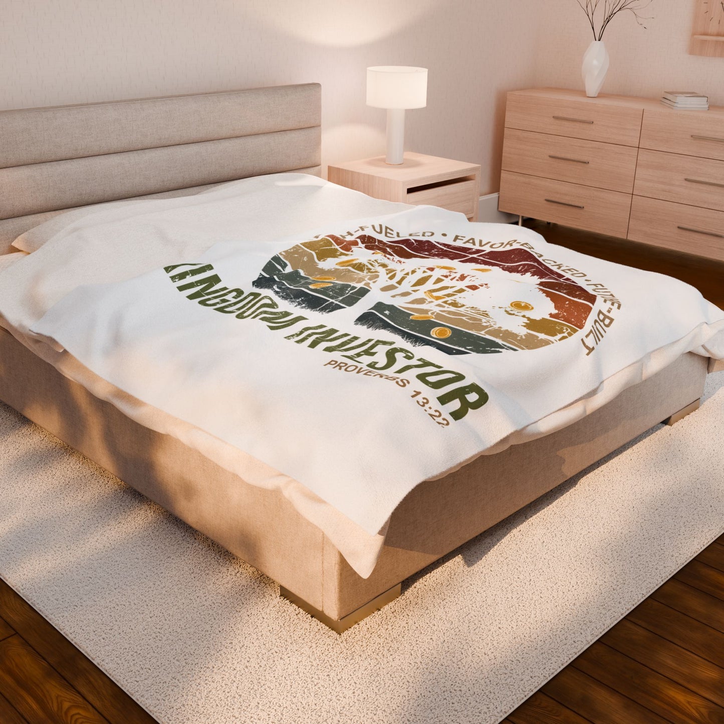 Kingdom Investor Velveteen Plush Blanket
