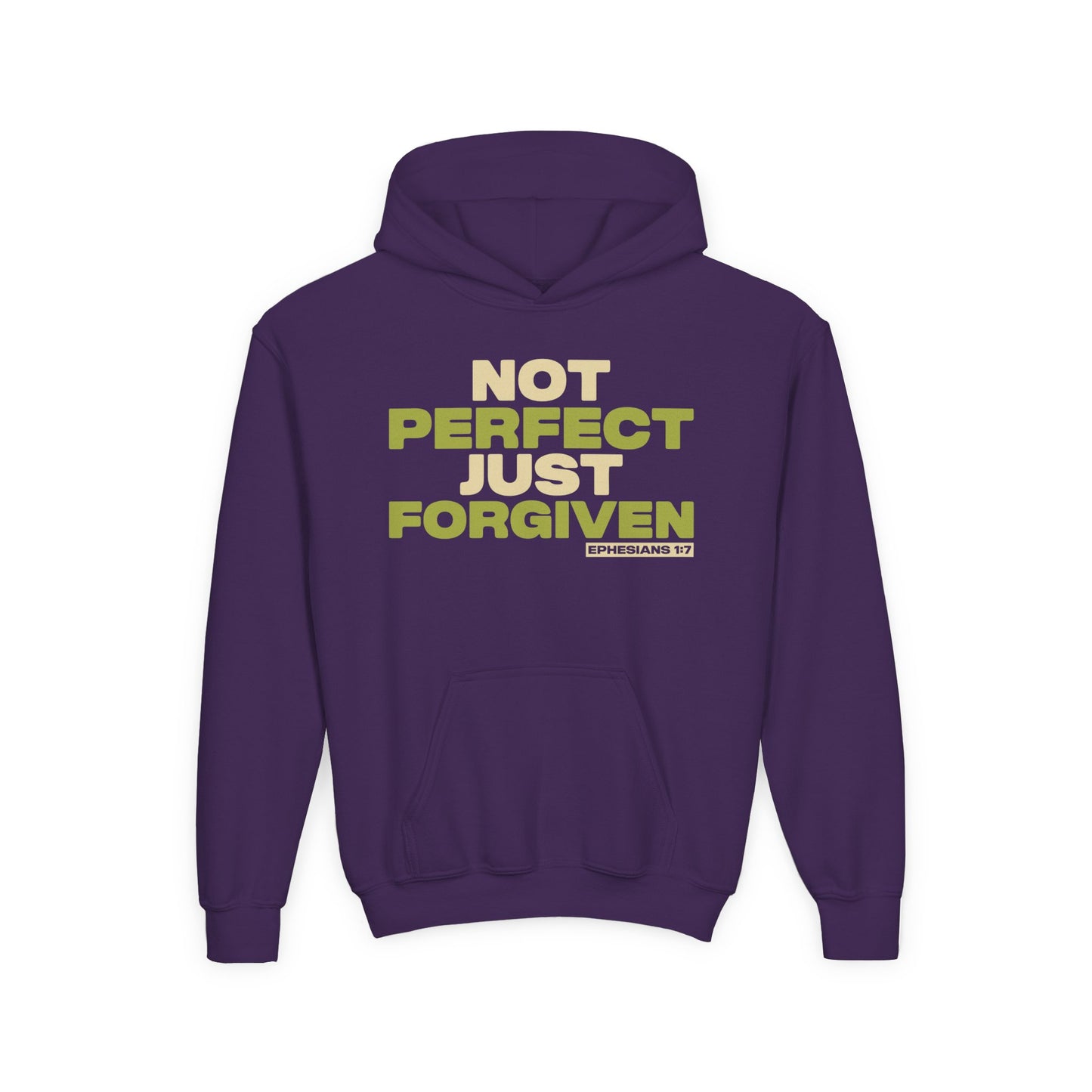 Not Perfect. Just Forgiven Youth Hoodie