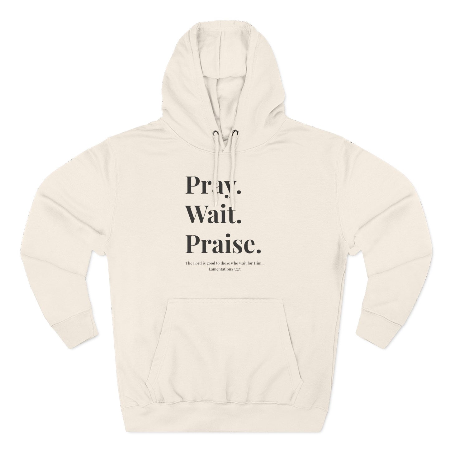 Pray. Wait. Praise Hoodie