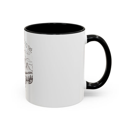 I lift my eyes to the hills Coffee Mug