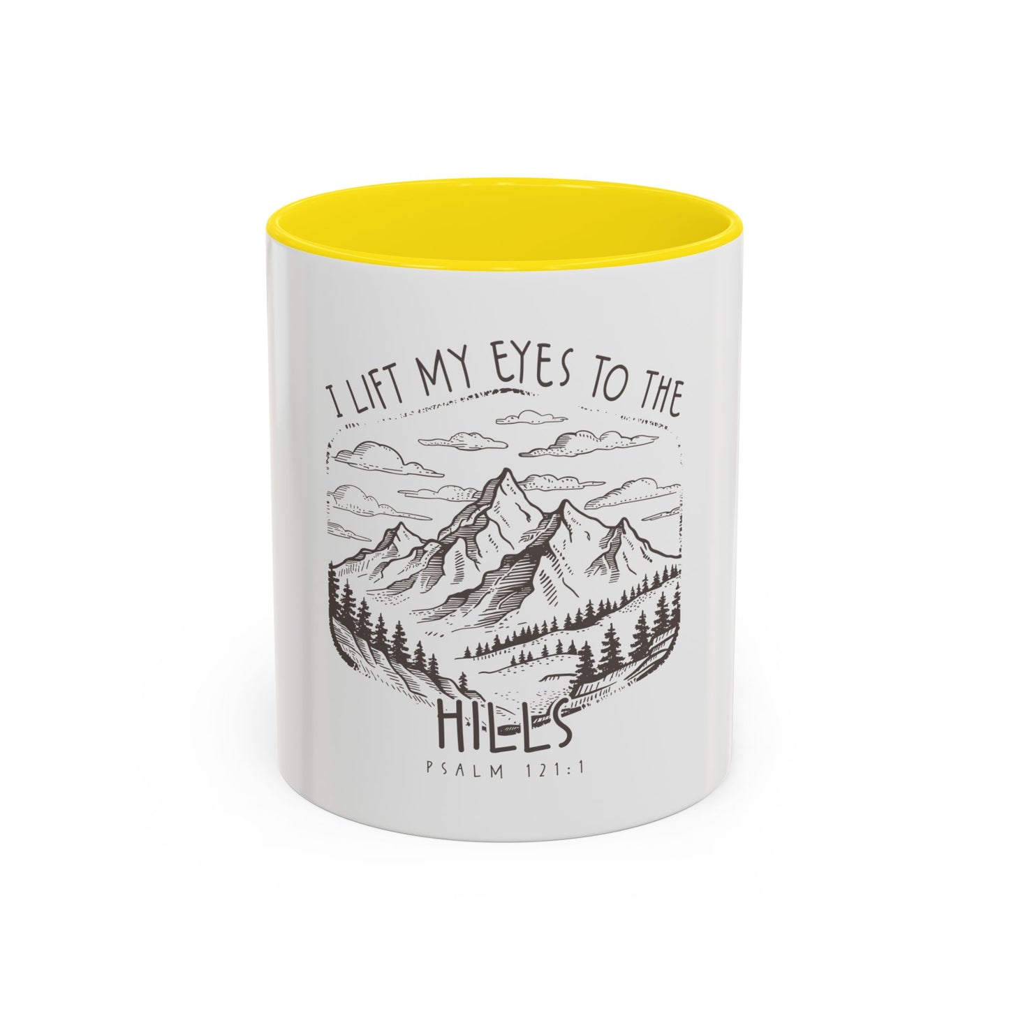 I lift my eyes to the hills Coffee Mug