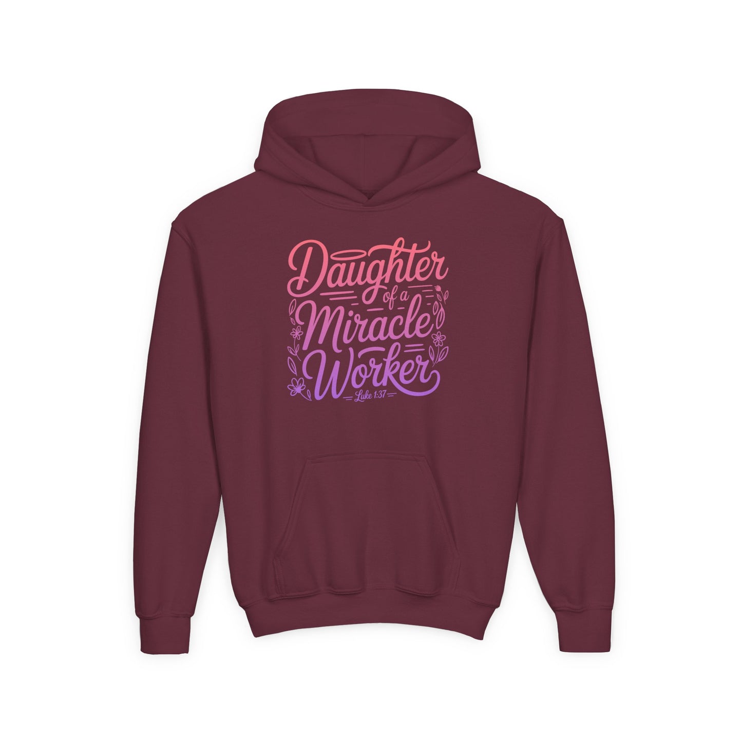 Daughter of a Miracle Worker Youth Hoodie