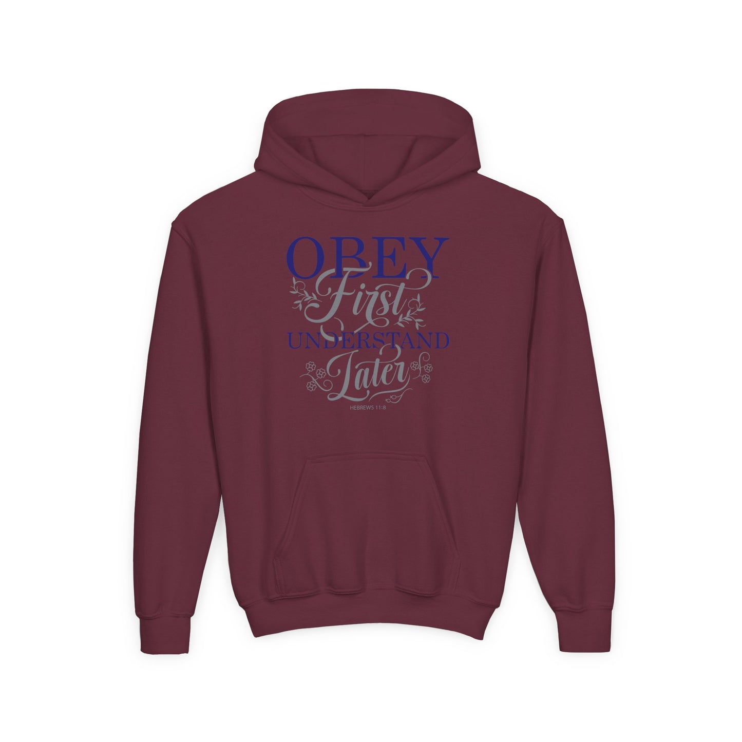 Obey First. Understand Later Youth Hoodie