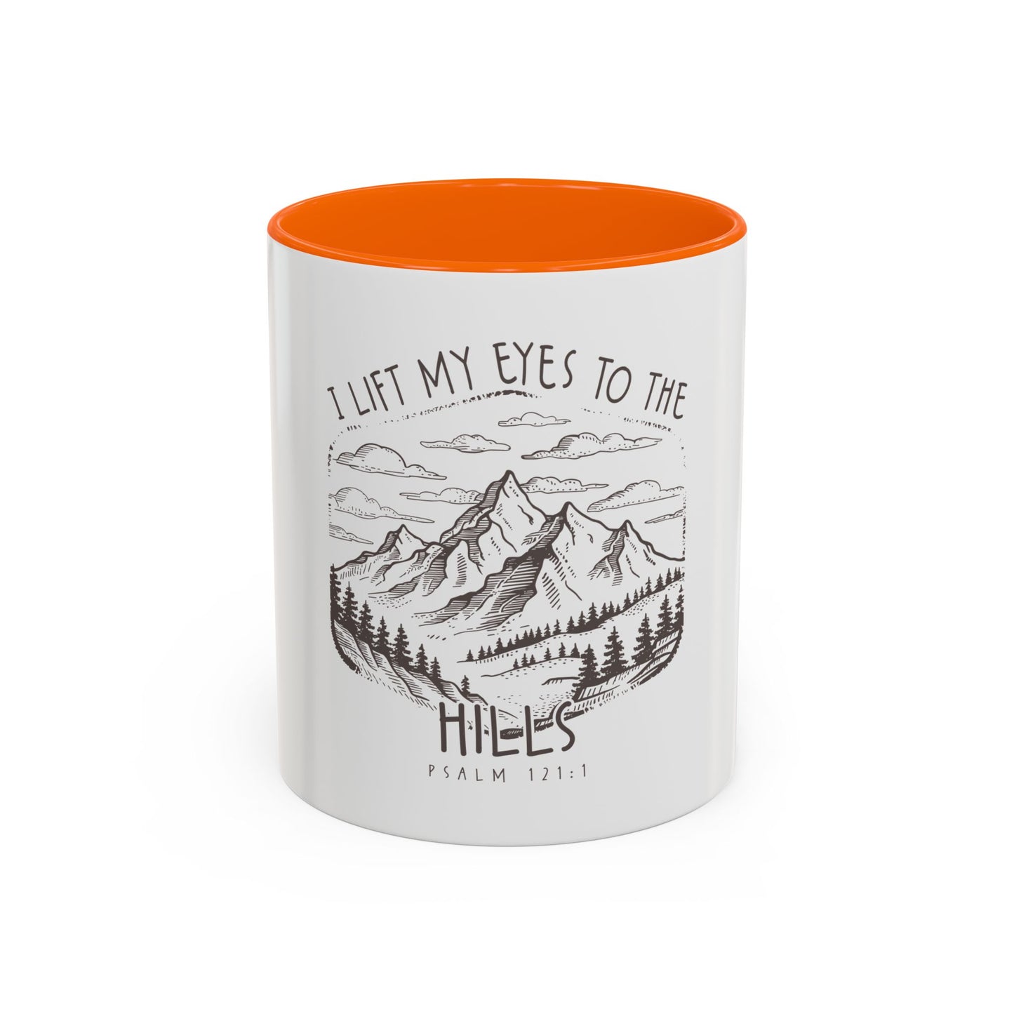 I lift my eyes to the hills Coffee Mug