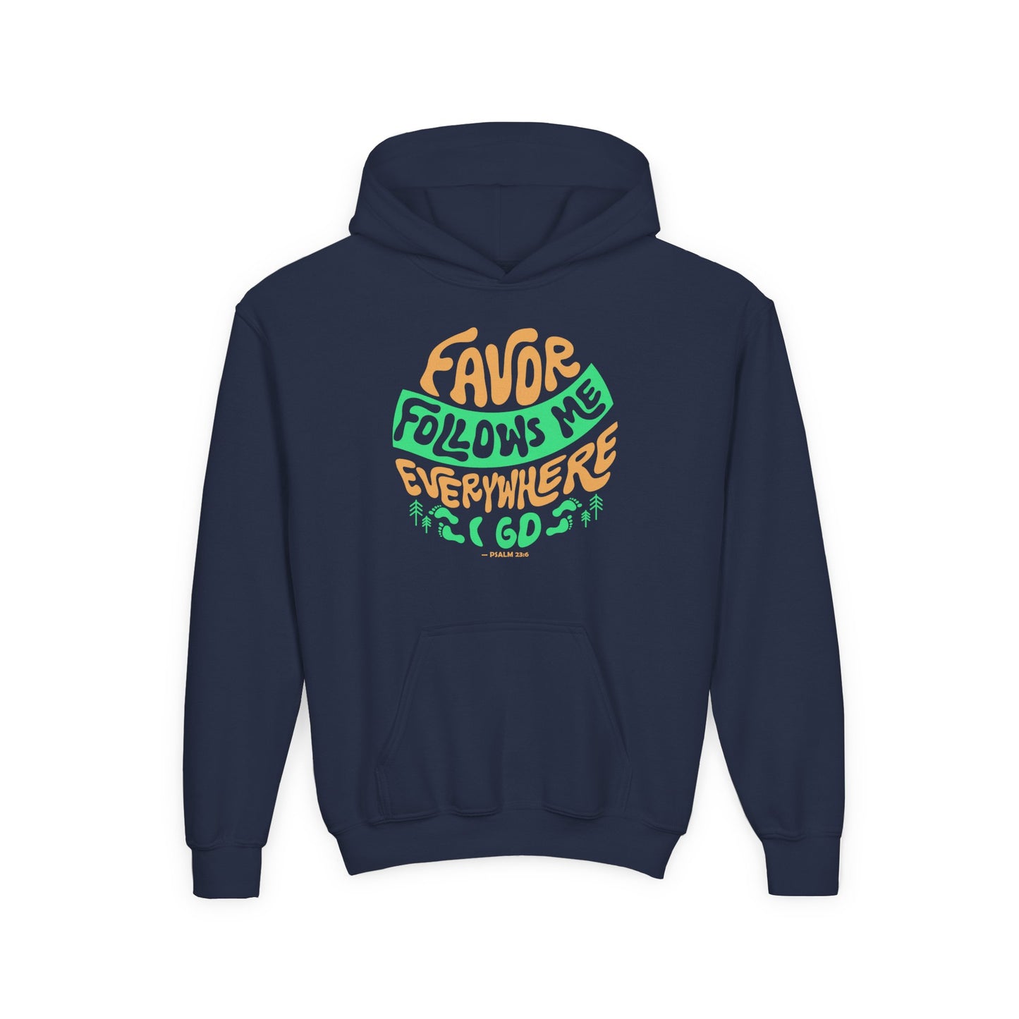 Favor Follows Me Everywhere I Go Youth Hoodie