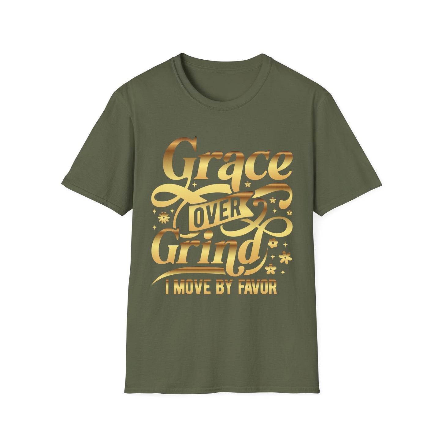 Grace Over Grind. I move by Favor Tee