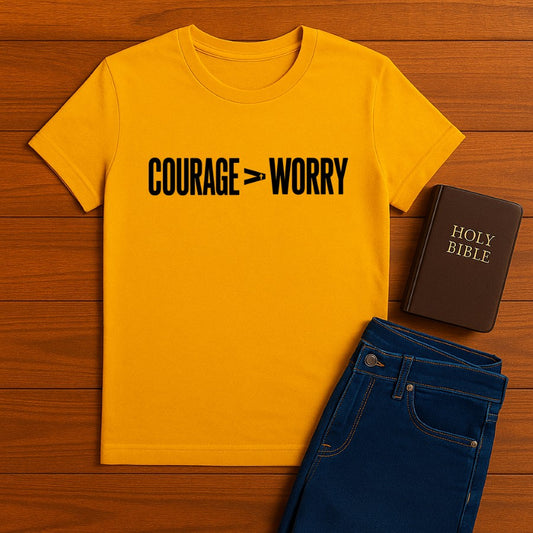 Courage > Worry Tee