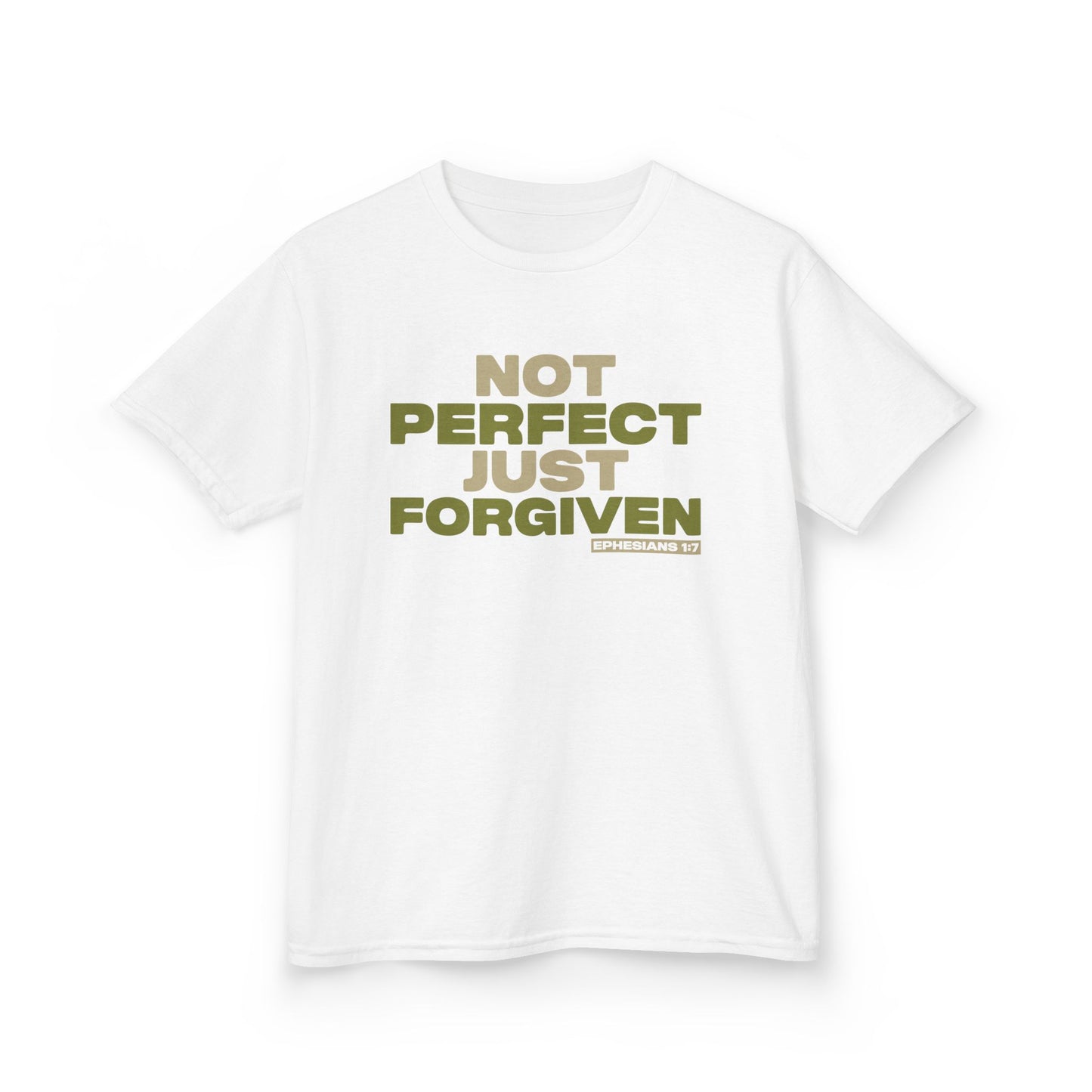 Not Perfect. Just Forgiven Kids Tee
