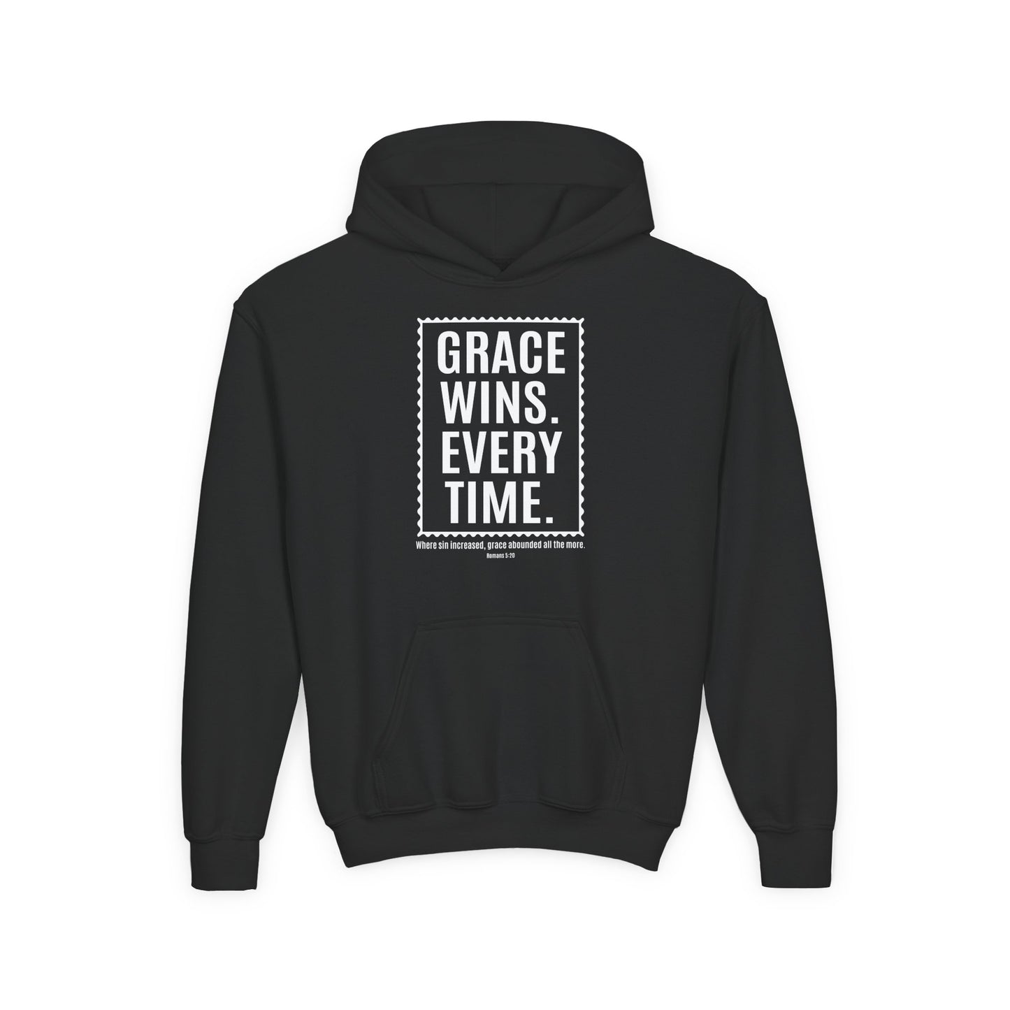 Grace Wins. Every Time Youth Hoodie