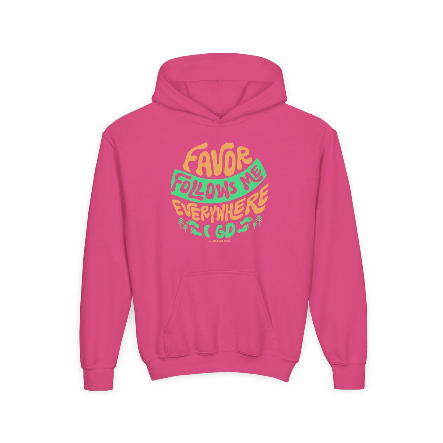 Favor Follows Me Everywhere I Go Youth Hoodie