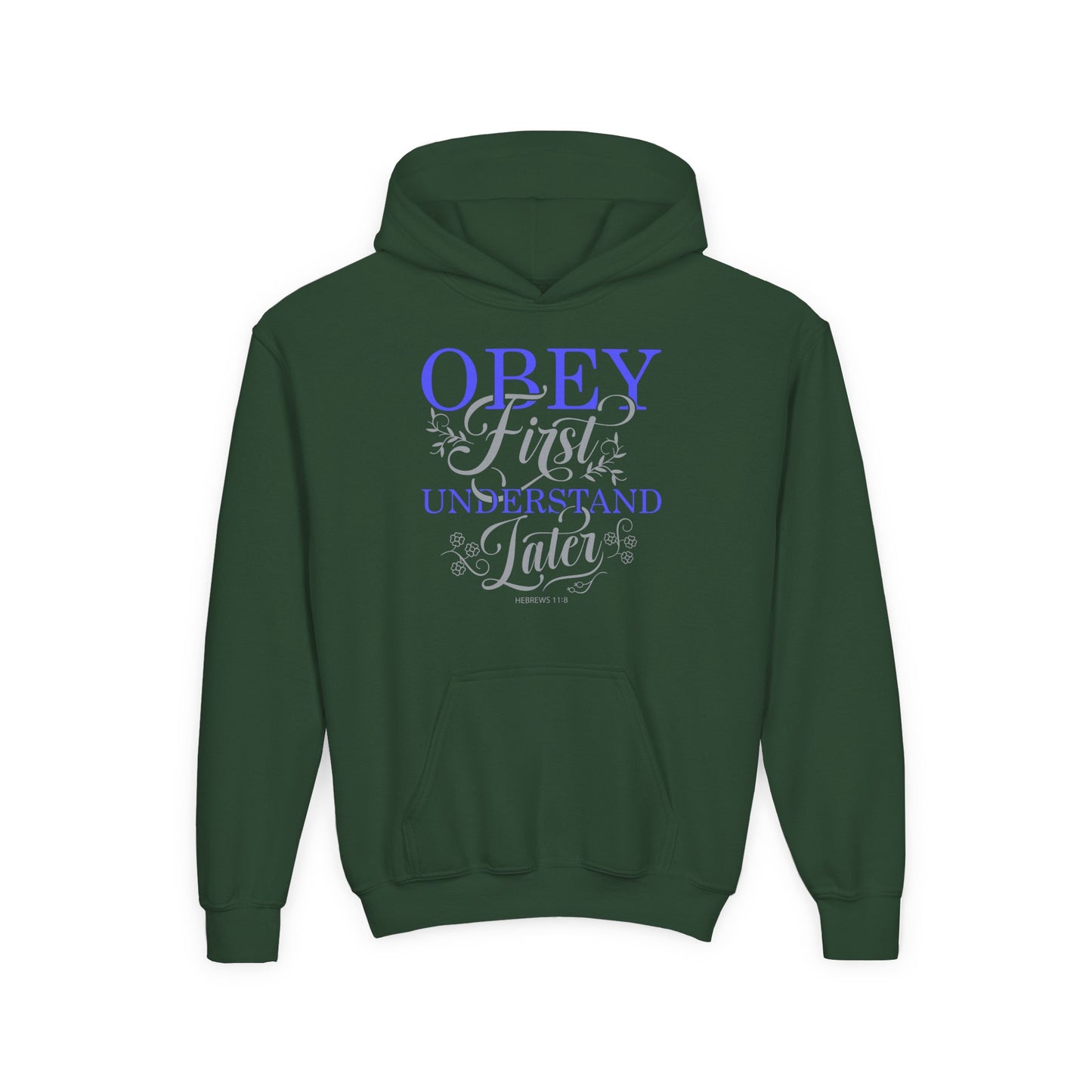 Obey First. Understand Later Youth Hoodie