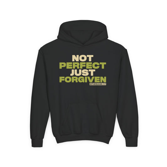 Not Perfect. Just Forgiven Youth Hoodie
