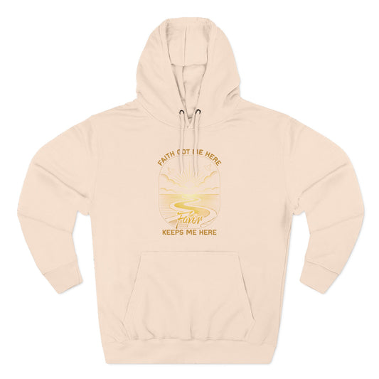 Faith Got me Here. Favor keeps me moving  Hoodie