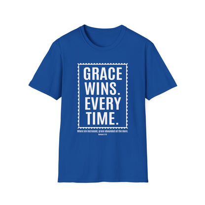 Grace Wins. Every Time Tee
