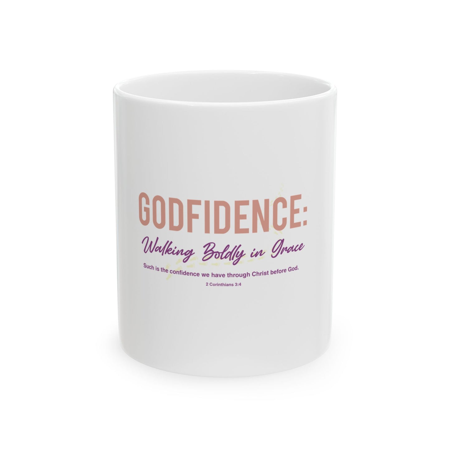 Godfidence: Walking Boldly in Grace Ceramic Mug