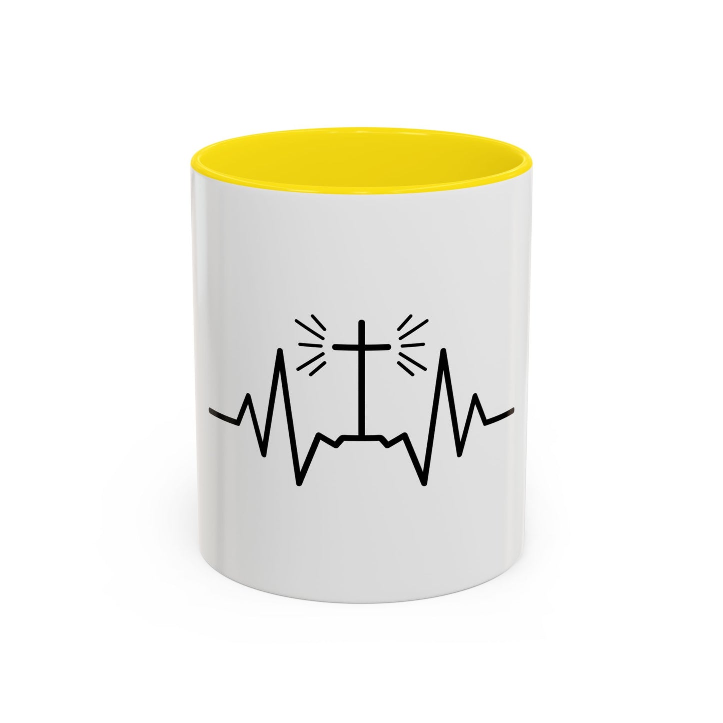 Heartbeat of the Cross Coffee Mug
