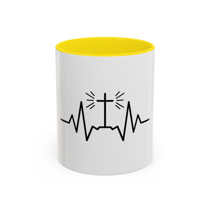 Heartbeat of the Cross Coffee Mug