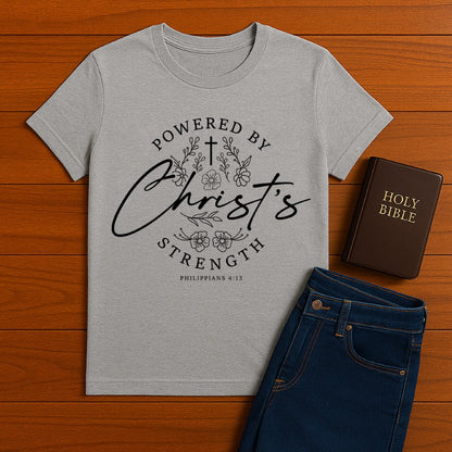 Powered By Christ  Tee