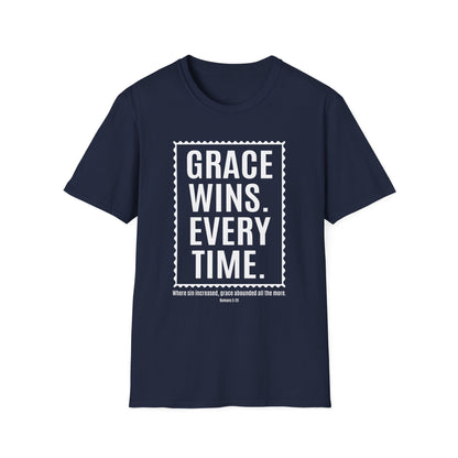 Grace Wins. Every Time Tee