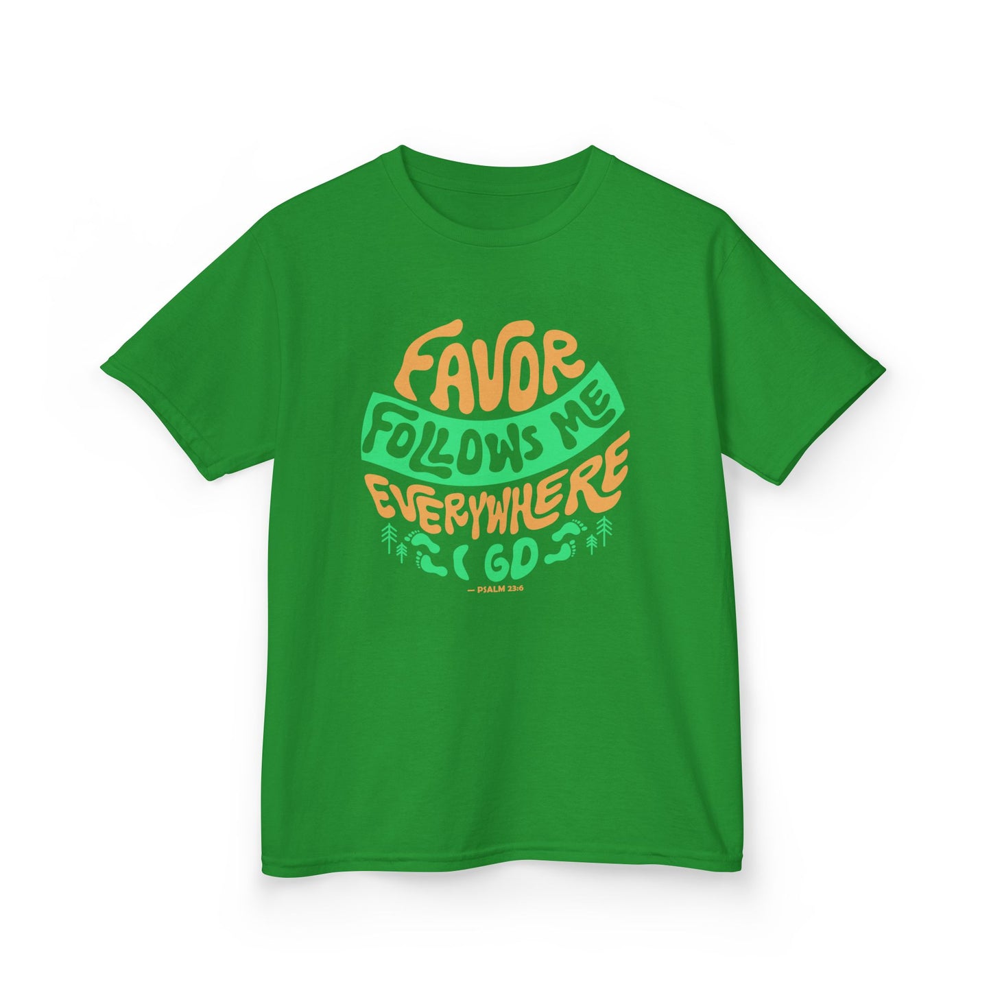 Favor Follows Me Everywhere I Go Kids Tee