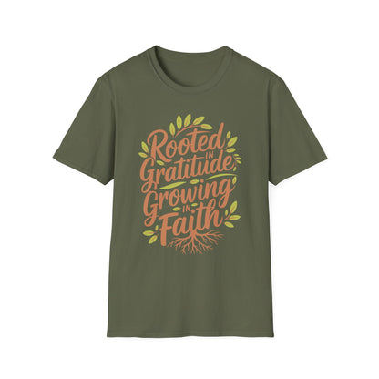 Rooted in Gratitude, Growing in Faith Tee